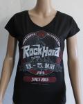 Metal Attack Merch Shop - Rock Hard Festival 2019 - Girlie Shirt Skull Spitze Langarm